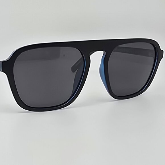 Blenders Jamie O’Brien Matte Black Frame Polarized Smoke Lens Aviator Sunglasses - Picture 8 of 16